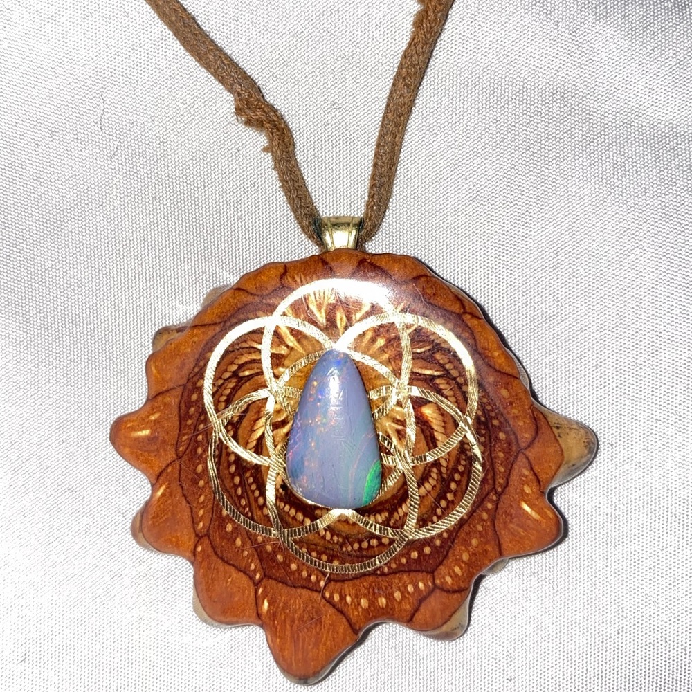 Third Eye Pinecones Pendant